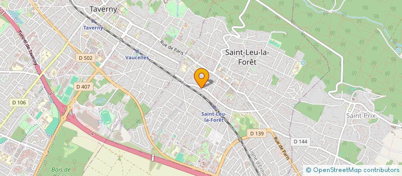 localisation de l'entreprise HD INVEST  SAINT-LEU-LA-FORET