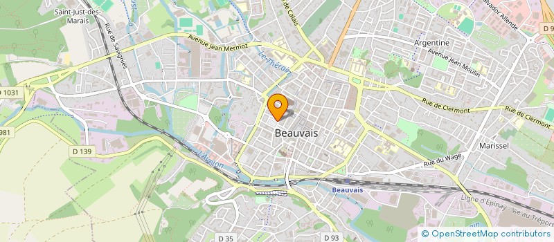 localisation de l'entreprise HD INVESTISSEMENTS  BEAUVAIS