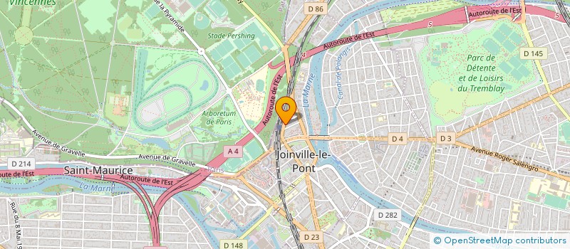 localisation de l'entreprise HD LAB  JOINVILLE-LE-PONT