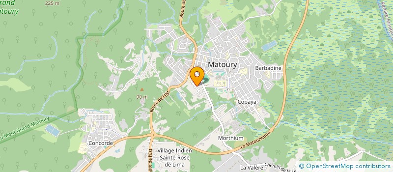 localisation de l'entreprise HD LOC  MATOURY