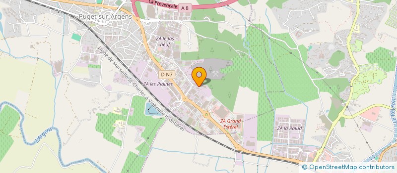 localisation de l'entreprise HD MARINE à PUGET-SUR-ARGENS