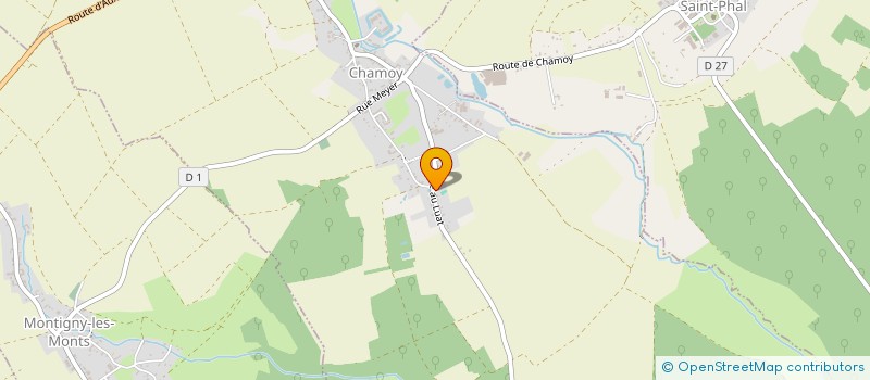localisation de l'entreprise HD MECA  CHAMOY