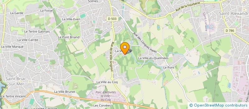 localisation de l'entreprise HD MENUISERIE  SAINT-LUNAIRE