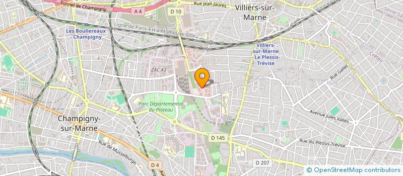localisation de l'entreprise HD MEUBLES à CHAMPIGNY-SUR-MARNE