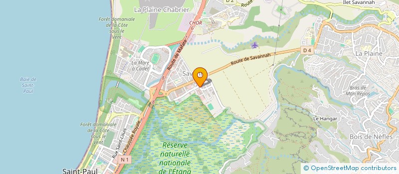 localisation de l'entreprise HD NEGOCE OI  SAINT-PAUL