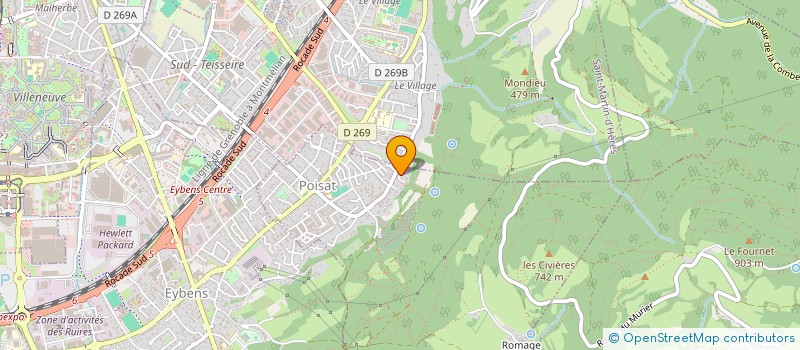 localisation de l'entreprise HD NET'OYAGE 38  POISAT