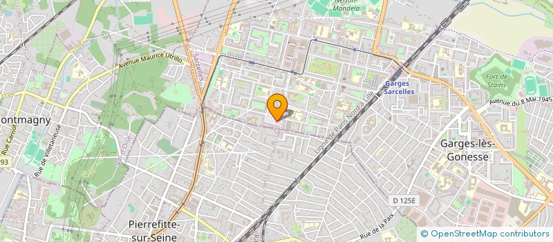 localisation de l'entreprise HD NETTOYAGE à SARCELLES