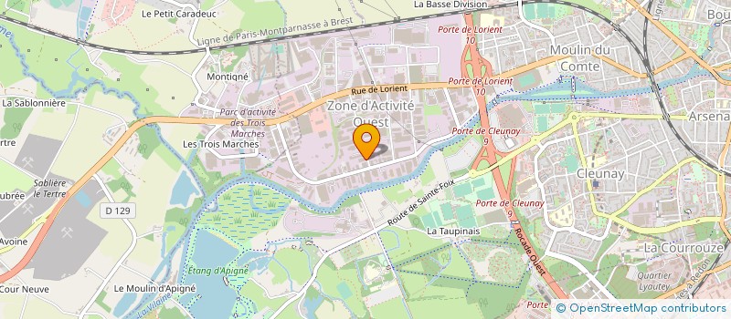 localisation de l'entreprise HD PARTNERS à RENNES