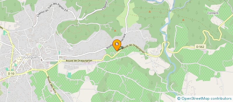 localisation de l'entreprise HD PLOMBERIE à LORGUES