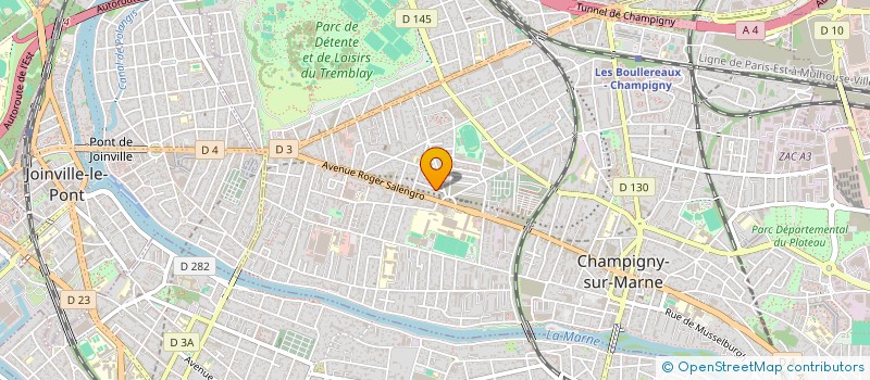 localisation de l'entreprise HD PRESTIGE à CHAMPIGNY-SUR-MARNE