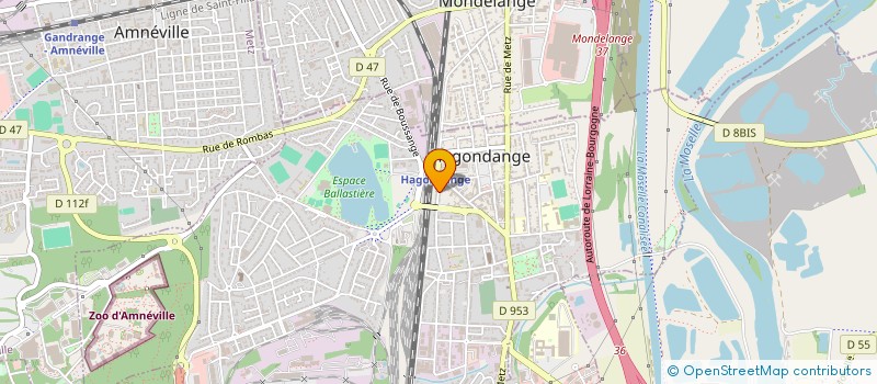 localisation de l'entreprise HD'PRIM  HAGONDANGE