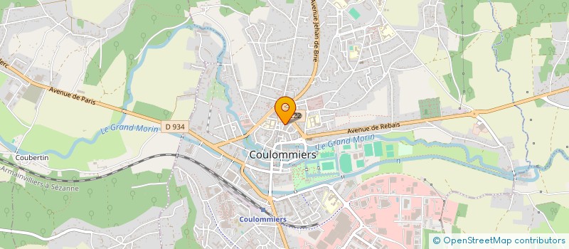localisation de l'entreprise HD PRIMEUR à COULOMMIERS