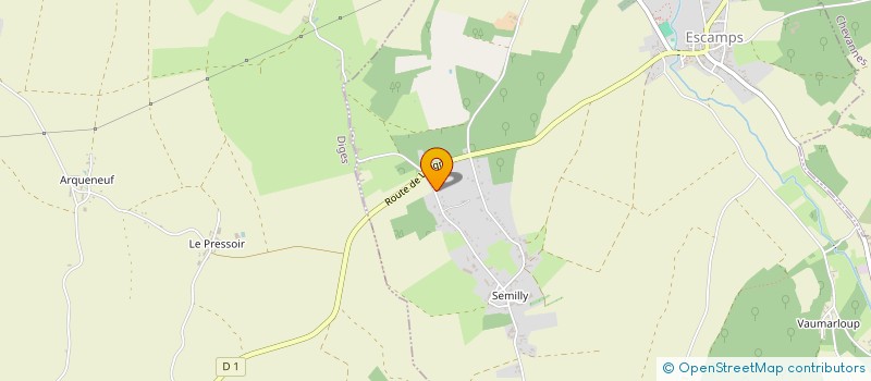 localisation de l'entreprise HD RENOVATION  ESCAMPS