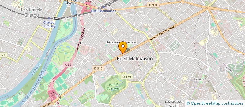 localisation de l'entreprise HD RESINE à RUEIL-MALMAISON