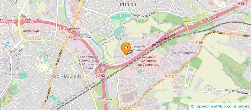 localisation de l'entreprise HD-S@T  TOULOUSE