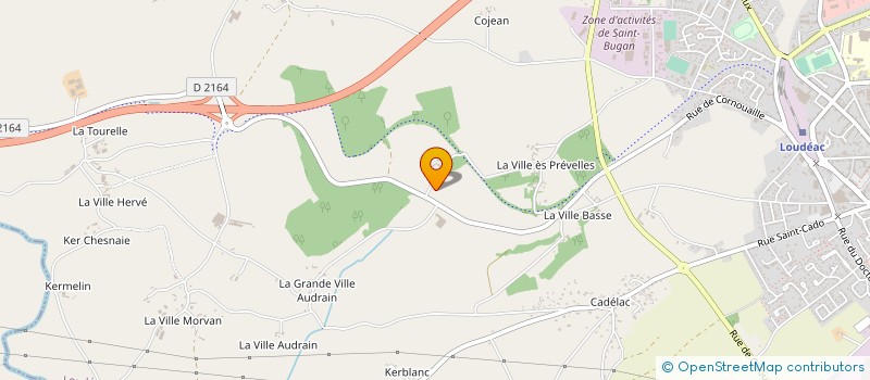 localisation de l'entreprise HD SERVICES à LOUDEAC