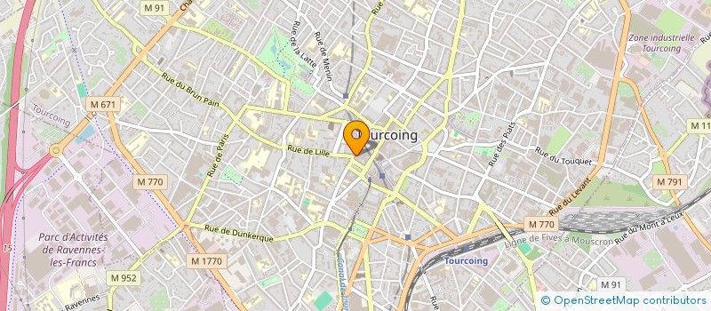 localisation de l'entreprise HD SMILE à TOURCOING