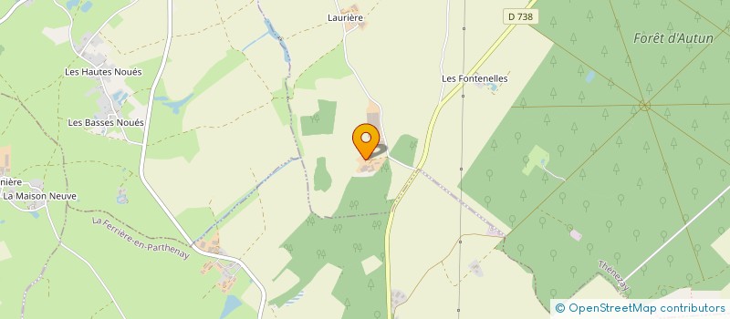 localisation de l'entreprise HD SOLAIRE 79  THENEZAY