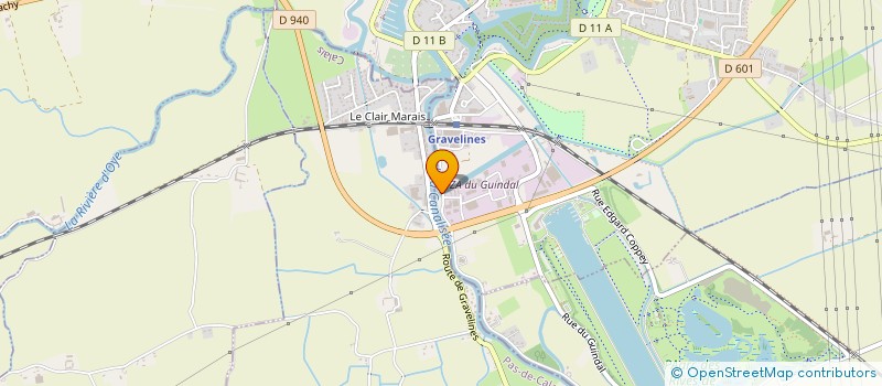 localisation de l'entreprise HD SOUDAGE à GRAVELINES