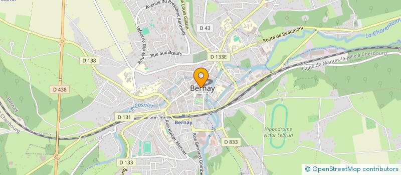 localisation de l'entreprise HD VAP à BERNAY