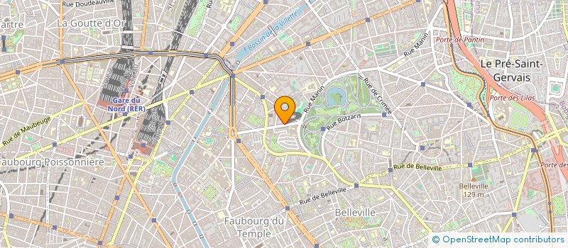 localisation de l'entreprise HD WEB  PARIS