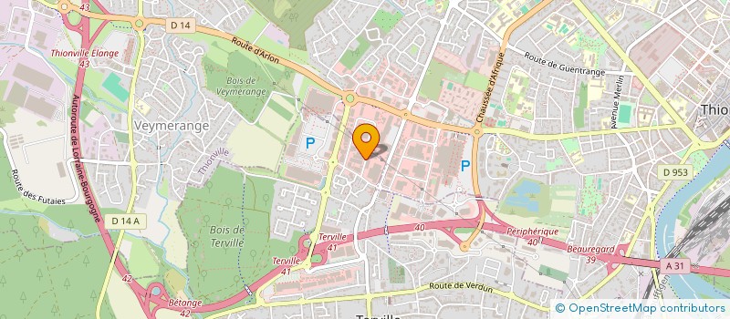 localisation de l'entreprise HD2LG  THIONVILLE