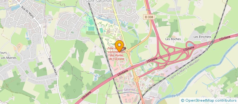 localisation de l'entreprise HD2S DEVELOPPEMENT  LE MANS