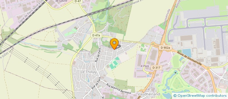 localisation de l'entreprise HD4R  LE THILLAY