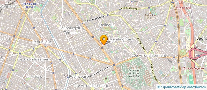 localisation de l'entreprise HDA  PARIS