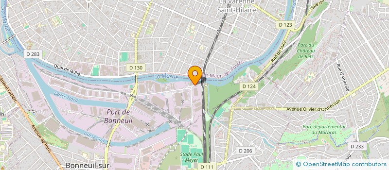 localisation de l'entreprise HDA  BONNEUIL-SUR-MARNE