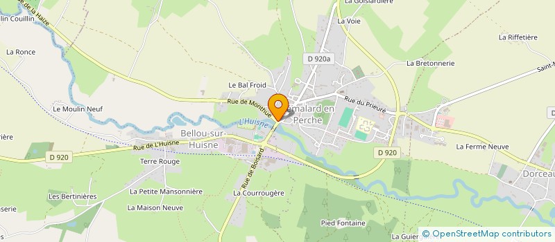 localisation de l'entreprise HDA IMMO 61 à REMALARD-EN-PERCHE