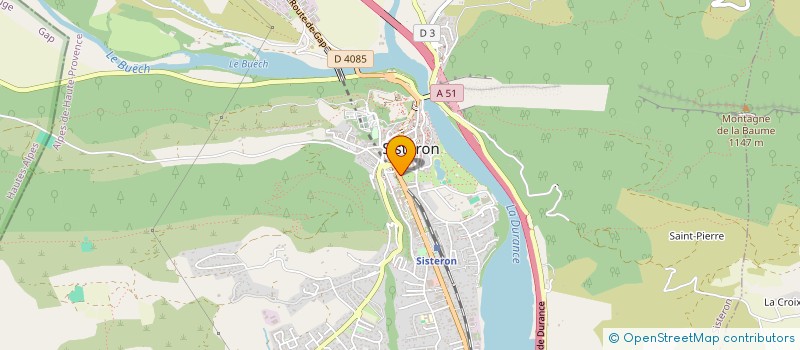localisation de l'entreprise HDB à SISTERON