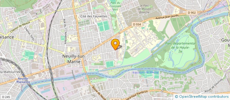localisation de l'entreprise HDB à NEUILLY-SUR-MARNE