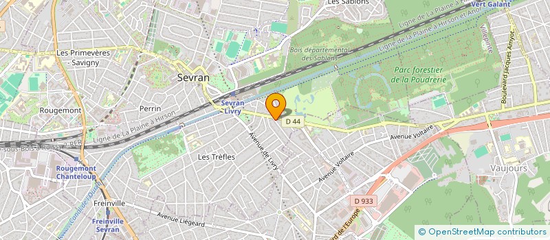 localisation de l'entreprise HDB à SEVRAN
