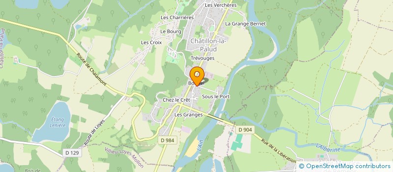 localisation de l'entreprise HDB à CHATILLON-LA-PALUD
