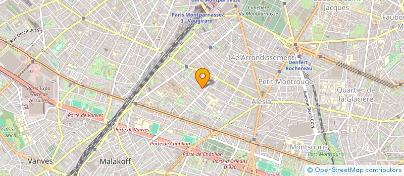 localisation de l'entreprise HDB  PARIS