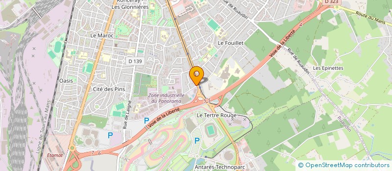 localisation de l'entreprise HDB53  LE MANS