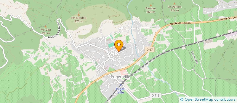 localisation de l'entreprise HDBA à PUGET-VILLE