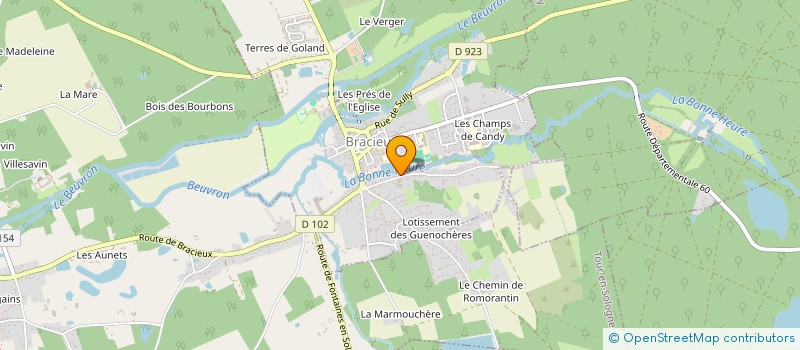 localisation de l'entreprise HDBB  BRACIEUX