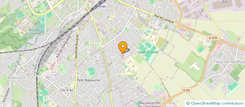 localisation de l'entreprise HDBM PROMOTION à ARRAS