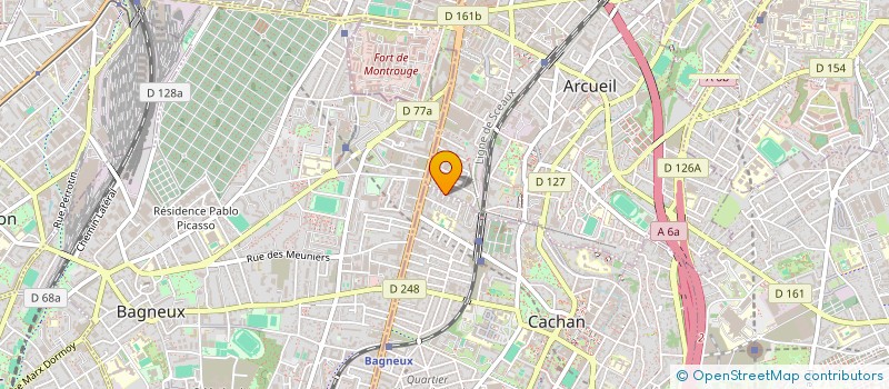 localisation de l'entreprise HDBV à ARCUEIL
