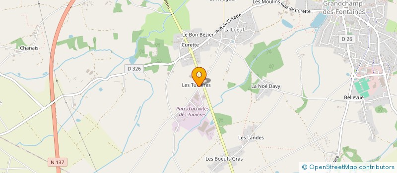 localisation de l'entreprise HDC à GRANDCHAMP-DES-FONTAINES