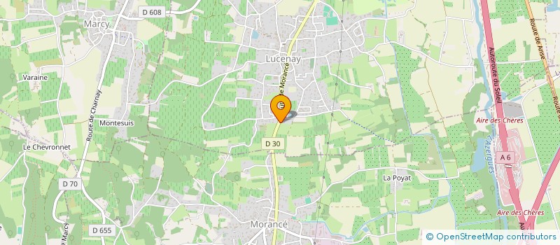 localisation de l'entreprise HDC  LUCENAY