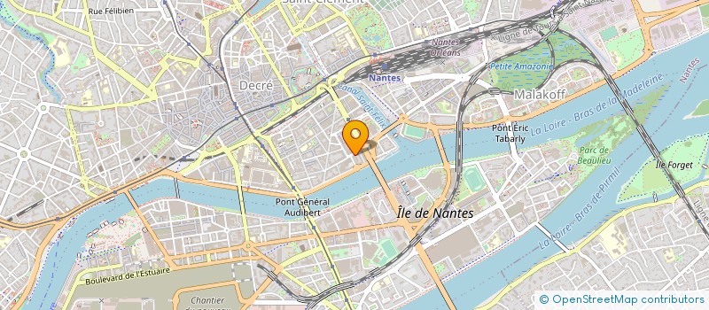 localisation de l'entreprise HDC à NANTES
