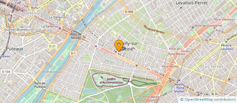 localisation de l'entreprise HDC CONSEIL à NEUILLY-SUR-SEINE