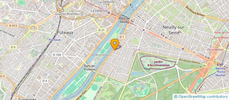 localisation de l'entreprise HDC FDH à NEUILLY-SUR-SEINE