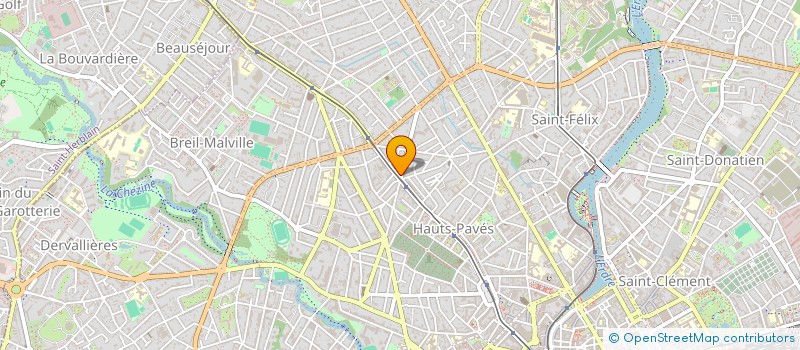 localisation de l'entreprise HDCA à NANTES