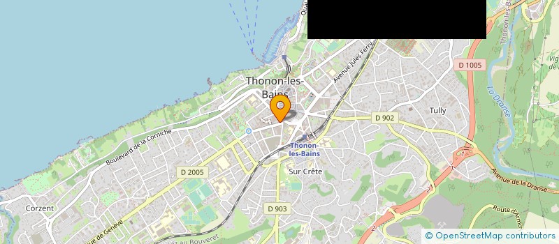 localisation de l'entreprise HDCD à THONON-LES-BAINS