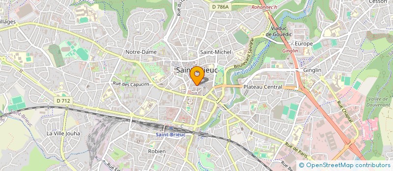 localisation de l'entreprise HDCM à SAINT-BRIEUC