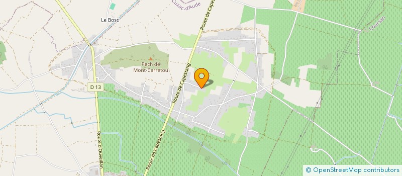 localisation de l'entreprise HDCONSEILS  CUXAC-D'AUDE